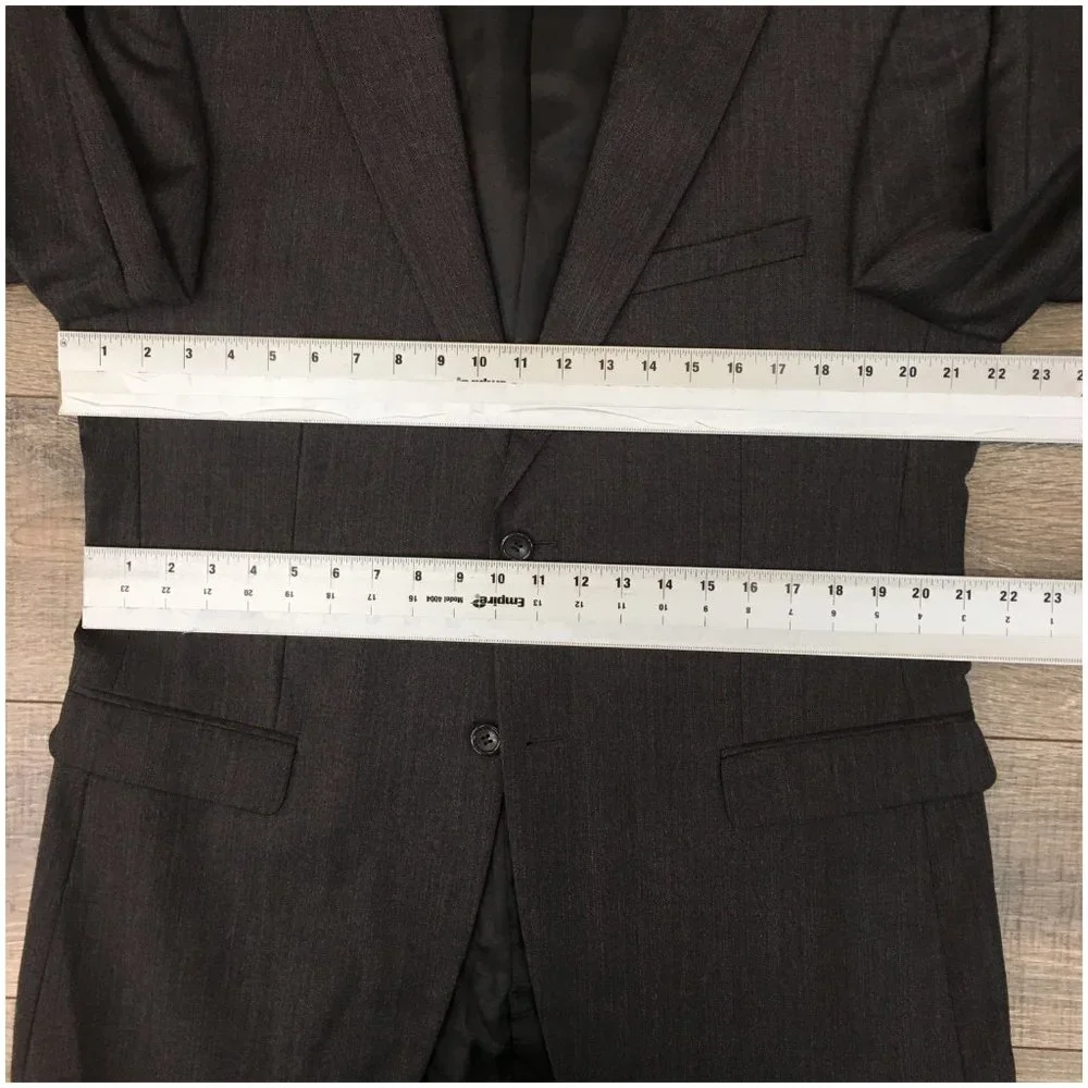 Pronto Uomo Mens Wool Blazer Sport Coat Sport Suit Jacket 42R‎ Men Casual Button